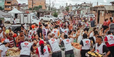 Igreja distribui 31 toneladas de alimentos a famílias que perderam renda com quarentena