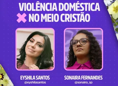 Violência doméstica será tema de live de Eyshila e Sonaira