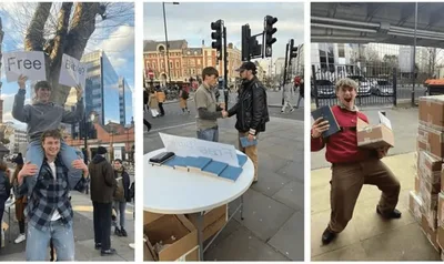 Jovens distribuem milhares de Bíblias no centro de Londres