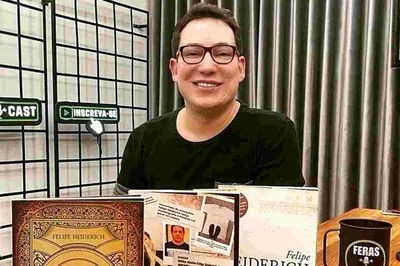 Felipe Heiderich é intimado durante tarde de autógrafos na Bienal do Livro