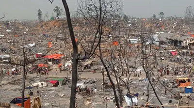 50 pessoas se entregam a Jesus em meio a incêndio em campo de refugiados de Bangladesh