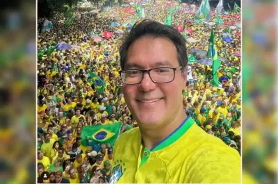 O evento teve a presença de lideranças da direita brasileira.