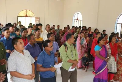 Cristãos de Bangladesh protestam contra o terrorismo islâmico