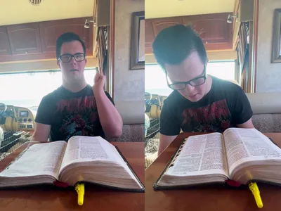 Jovem com síndrome de down compartilha o Evangelho