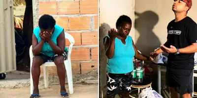 Influenciador emociona ao presentear mulher com compras: “Jesus mandou te abençoar”