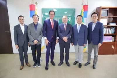 Deputado Alex Madureira visita cônsul e fortalece laços com Coreia do Sul