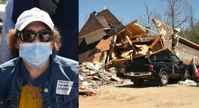 Mulher diz que tornado parou após oração: "Deus está no controle de tudo"