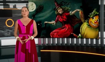 Internautas atacam apresentadora da Record por mostrar origens do Halloween