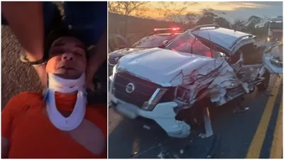 Após colidir com caminhão, Regis Danese grava vídeo: 'Deus é fiel'