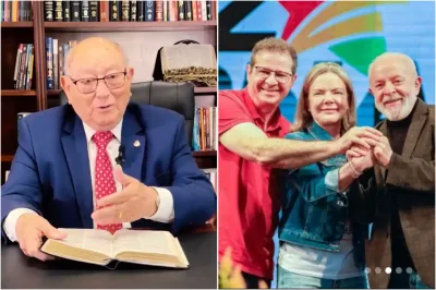 Pastor José Wellington pede votos para candidato do PT e toma bronca de fiel