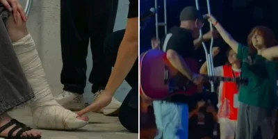 Jovem é curada de lesão no pé e deixa muletas após oração