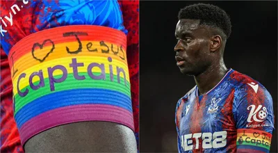 ‘Eu amo Jesus’: jogador notificado por frase em braçadeira LGBT