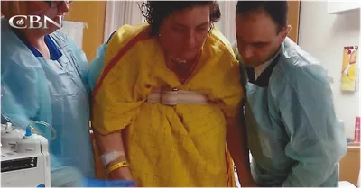 Mulher tem recuperação milagrosa após aneurisma cerebral