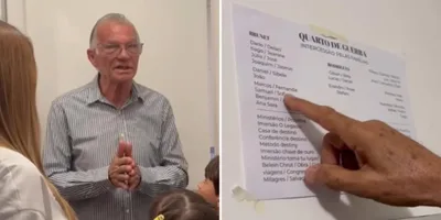 Avô mostra seu quarto de oração aos netos: \"É aqui que lutamos pela nossa família\"