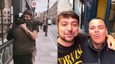 Evangelista ora por motoboy e pé quebrado é curado, em café na Inglaterra