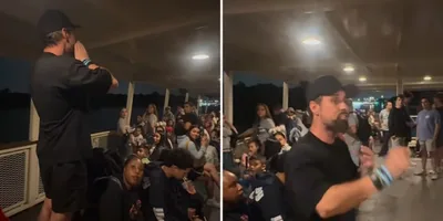 Evangelista prega em balsa da Disney e jovens aceitam Jesus