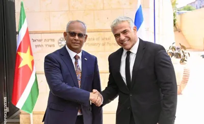 Suriname é o quinto país a prometer embaixada em Jerusalém