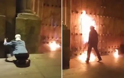 Ativistas pró-aborto tentam incendiar igreja na Colômbia