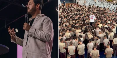 Policiais sentem o Espírito e não impedem culto com 278 conversões em escola