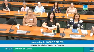 Pastoras se reúnem na Câmara para debater criação do Dia Nacional do Círculo de Oração
