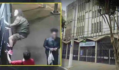 Militantes de esquerda invadem Igreja Quadrangular e queimam bandeira do Brasil