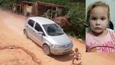 Menina de 4 anos sobrevive a atropelamento no ES: “Deus fez um milagre”