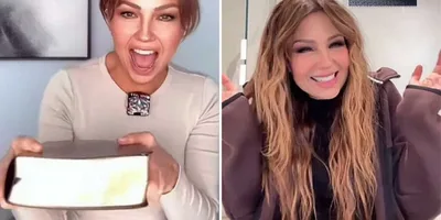 Thalía distribui 500 Bíblias para fãs: ‘Quero transmitir paz e esperança’