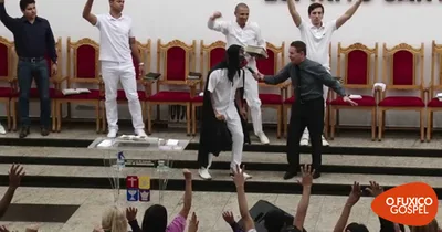 Mulher invade culto aos gritos e diz que o pastor a estuprou. Assista!