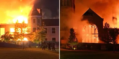 Igreja histórica que tinha laços com Martin Luther King é destruída por incêndio