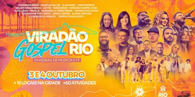 Rio de Janeiro recebe 1ª edição do Viradão Gospel com 24h de música e atividades culturais