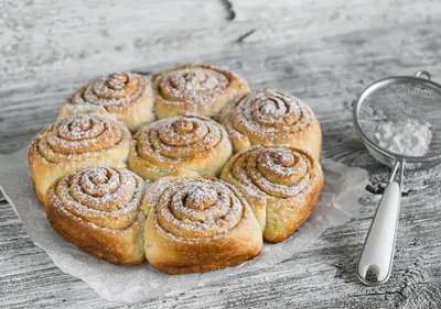 Pão de coco enrolado