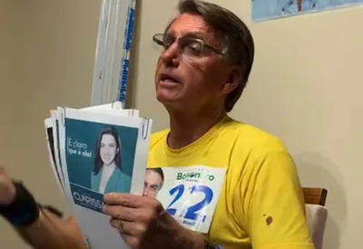 Em live, presidente Bolsonaro pede votos para Clarissa na disputa para o Senado