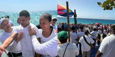 Mais de 300 pessoas são batizadas em praia de Cuba: “Deixaram a vida antiga”
