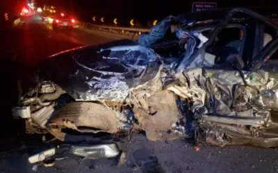 Pastor morre após grave acidente; motor do carro foi arremessado