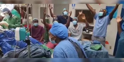 Equipe médica louva a Deus durante cirurgia cerebral: \"Ele trouxe cura\"