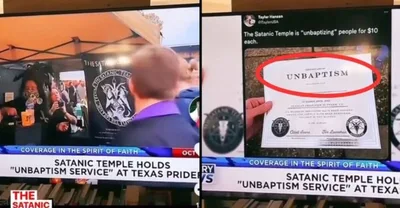 Templo Satânico oferece "desbatismo" por US$ 10, nos EUA