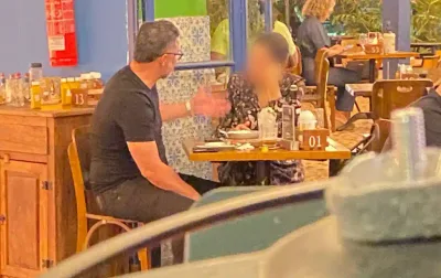 Davi Passamani é flagrado com mulher em pub no DF