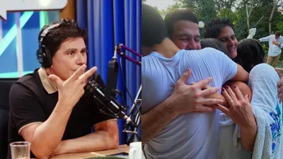 Apresentador César Filho diz que filhos o levaram ao batismo: \"Deus falou comigo\"