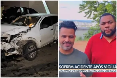 Pastores sofrem grave acidente em Goiânia
