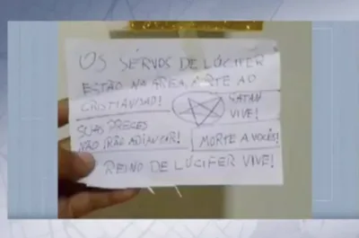 Igreja é invadida e gato esquartejado com bilhete ameaçador são deixados no altar
