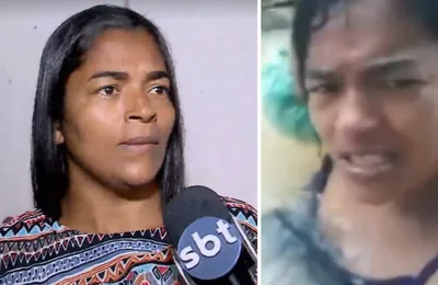 Com água no pescoço, mulher canta louvor durante enchente: ‘Não vai abalar minha fé’