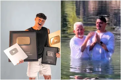Youtuber Gerson Albuquerque é batizado nas águas