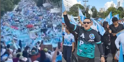 Milhares de cristãos vão às ruas pedir democracia e paz em Honduras: \"Viemos orar\"