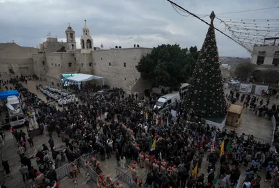 Autoridades em Belém derrubam decorações de Natal em apoio a Gaza
