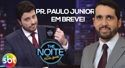 Pastor Paulo Junior no programa The Noite do SBT
