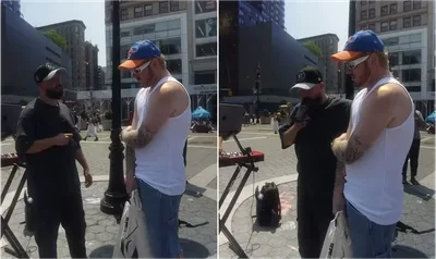 Ex-líder de louvor retorna para Cristo em evangelismo de rua