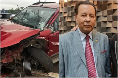 Pr. Perci Fontoura, vice-presidente da CGADB, sofre grave acidente de carro
