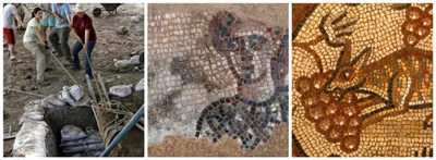 Débora, Jael e Sansão: arqueólogos encontram mosaicos em Israel