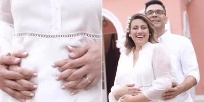 Rebeca Nemer e Baruk anunciam gravidez após 15 anos tentando: \"Estamos como quem sonha\"