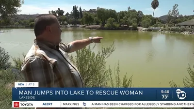 Homem ora enquanto resgata mulher de afogamento: "Deus, nos ajude a salvá-la"